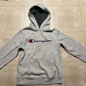 Boys gray champion sweater